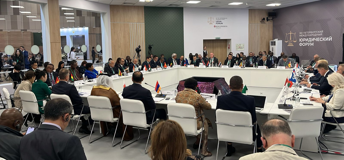 Hon'ble Chief Justice of India, Justice Surya Kant, participated in the Saint Petersburg International Legal Forum 2026 in Saint Petersburg, strengthening India–Russia judicial cooperation.
