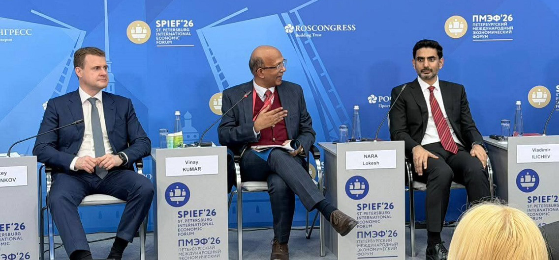 Ambassador Shri Vinay Kumar participated in SPIEF 2026 and held meetings with regional leaders to strengthen India-Russia cooperation