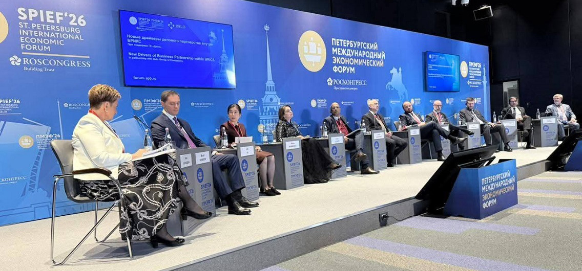 Ambassador Shri Vinay Kumar at SPIEF 2026 promoting India-Russia cooperation