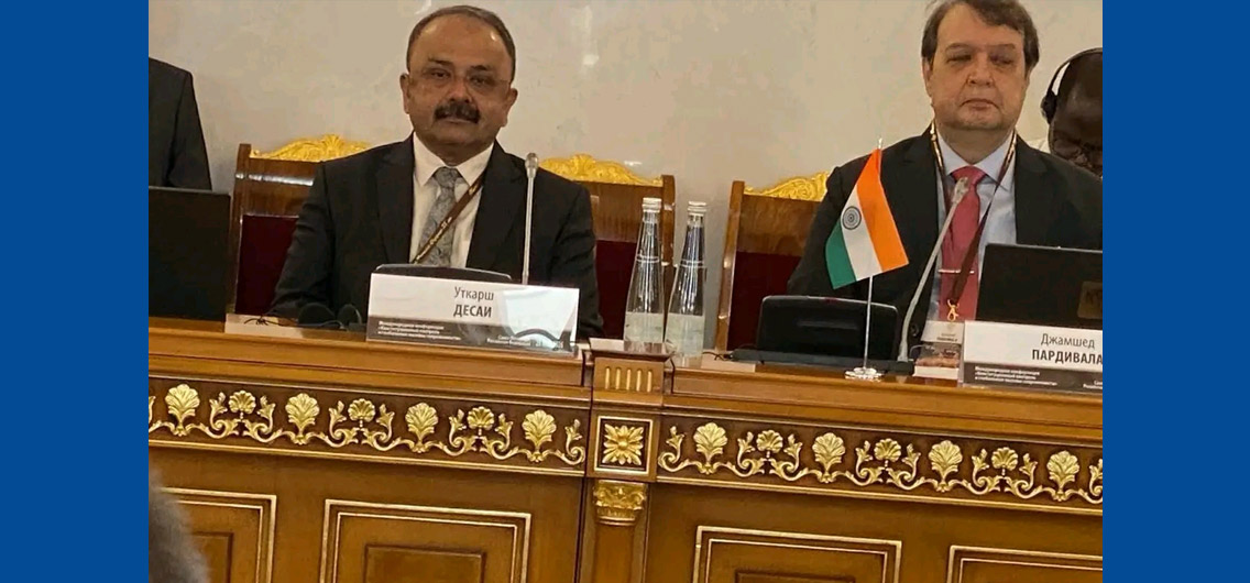 Indian judicial delegation at constitutional conference in Saint Petersburg